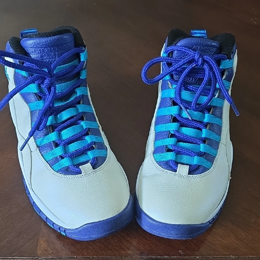 (J46) Mens Air Jordan Sneakers Retro 10 (2016) Sz 9 - Picture 2 of 10